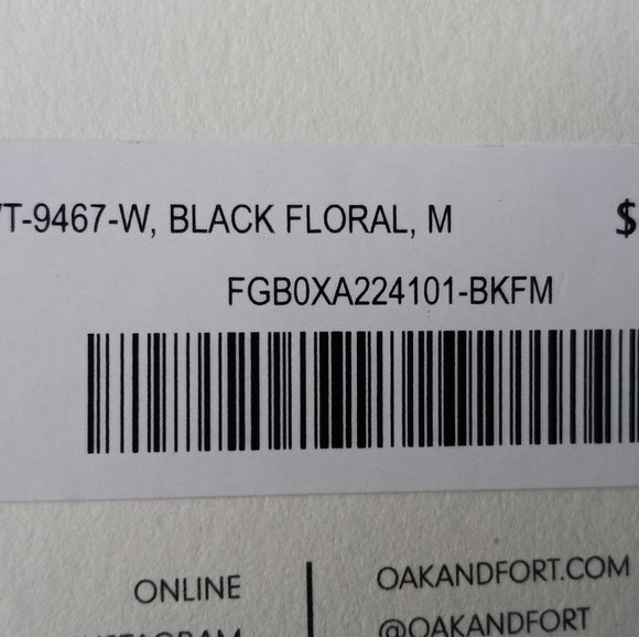 Oak and Fort Floral Puff Sleeve Crop Top - Picture 8 of 8